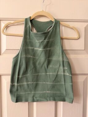 Women’s Sleeveless Racerback Tank Top - Sage Green